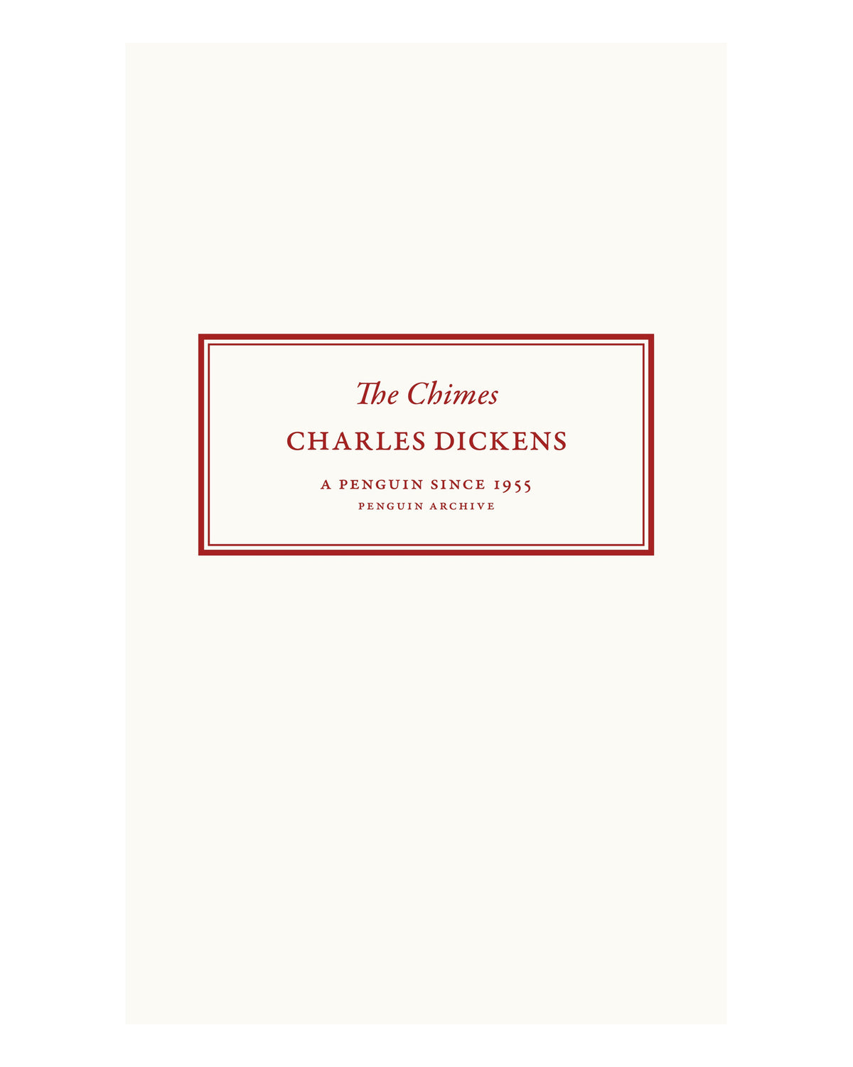 The Chimes by Charles Dickens