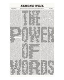 The Power of Words by Simone Weil