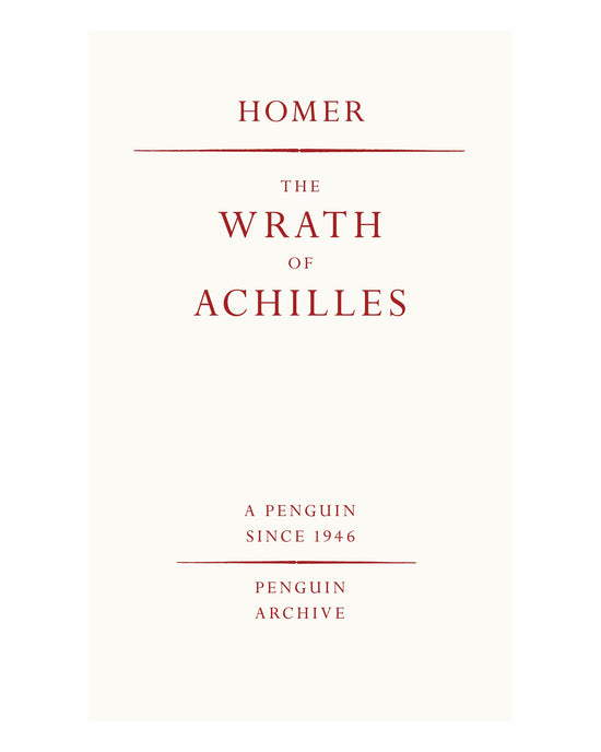 The Wrath of Achilles
