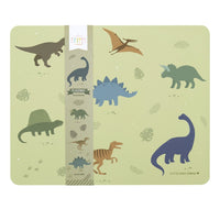 XL Dinosaurs vinyl placemat by A Little Lovely Company