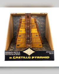 Project Genius El Castillo Pyramid Mathematical Wooden Puzzle
