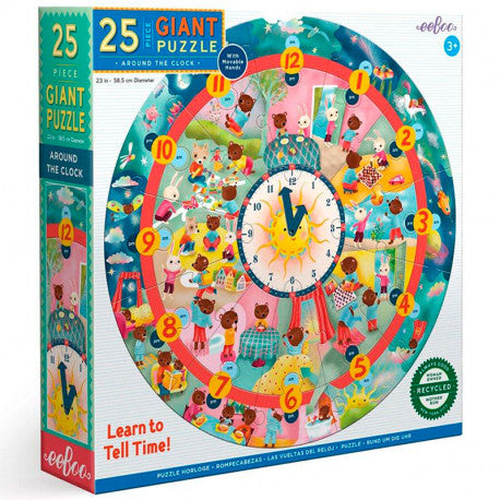 eeBoo Around the Clock Puzzle
