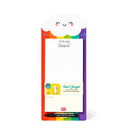 Legami Rainbow magnetic notepad with pencil