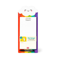 Legami Rainbow magnetic notepad with pencil