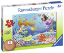 Ravensburger Mermaid Tales 60-piece puzzle box with mermaids, fish and coral reef
