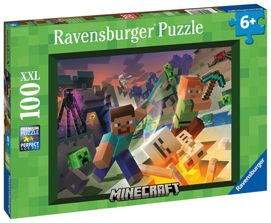 Ravensburger Monster Minecraft 100 Piece Jigsaw Puzzle