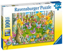 Ravensburger Fairy Ballet 100-piece puzzle box with dancing fairies and woodland animals