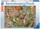Ravensburger Garden of Sun Signs 3,000-piece jigsaw puzzle box