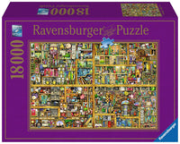 Ravensburger Magical Bookcase 18,000-piece jigsaw puzzle box