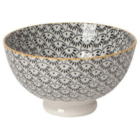 Porcelain Bowl - Dotted Scallop
