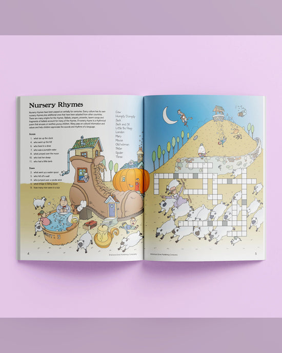 School Zone Activity Zone Crosswords Workbook