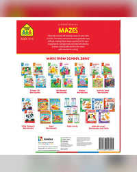 School Zone Activity Zone Mazes Workbook-2