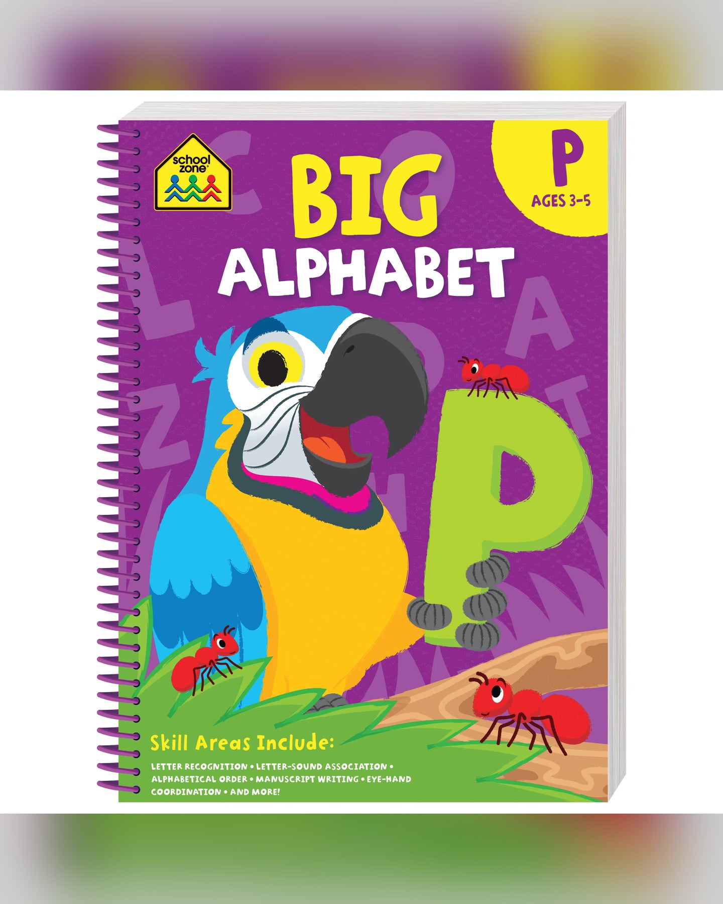 School Zone Big Spiro Alphabet Workbook