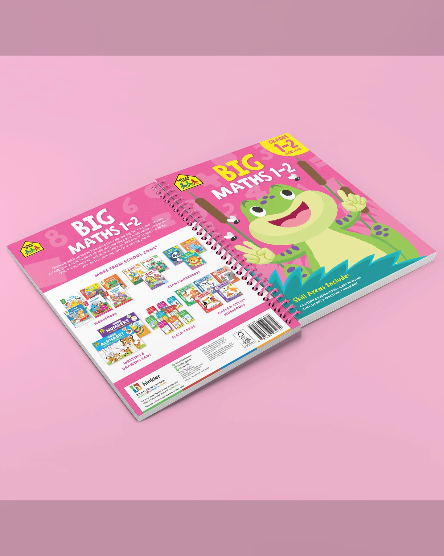 School Zone Big Spiro Maths Workbook-4