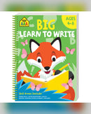 School Zone Big Spiro Writing Workbook