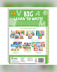 School Zone Big Spiro Writing Workbook-1