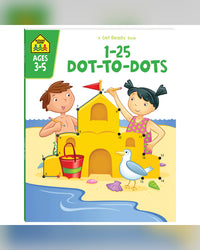 School Zone Get Ready 1-25 Dot-to-Dot Workbook