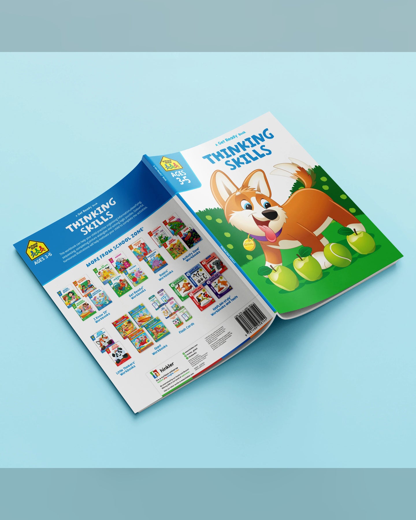 School Zone Get Ready Thinking Skills Workbook-4