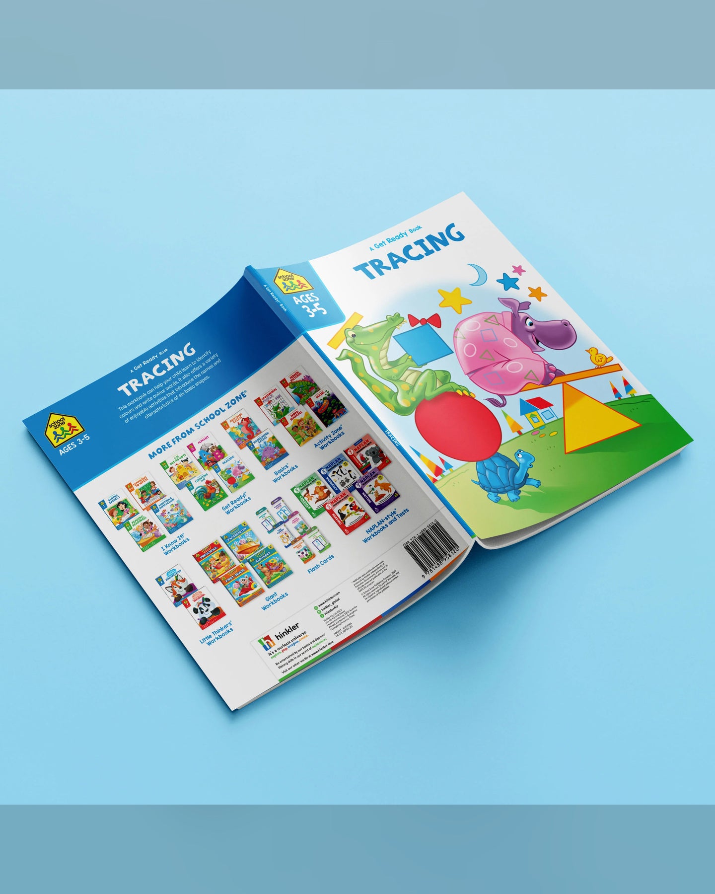 School Zone Get Ready Tracing Workbook-4