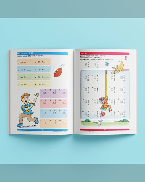 School Zone I Know It! Addition & Subtraction Workbook