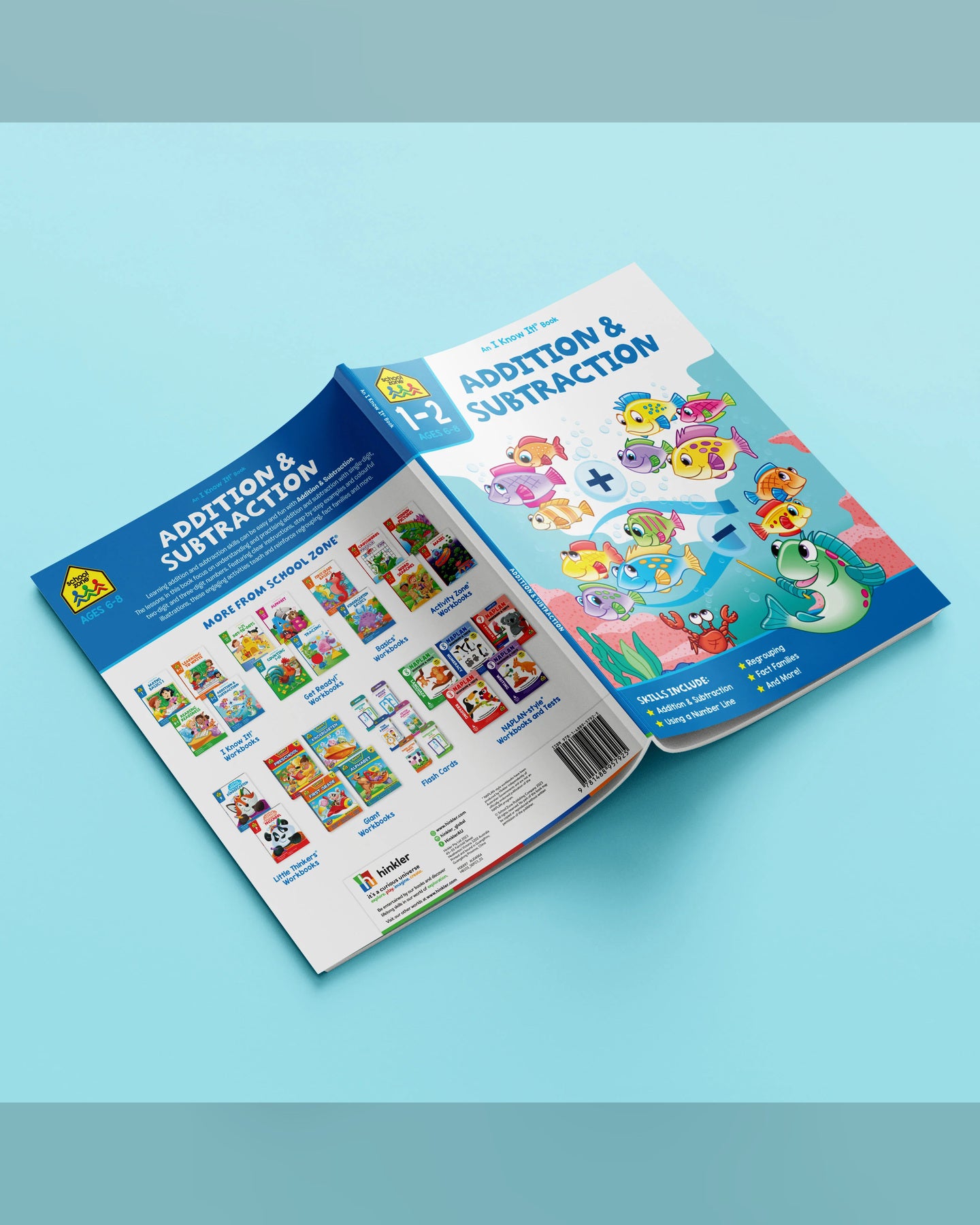 School Zone I Know It! Addition & Subtraction Workbook-4