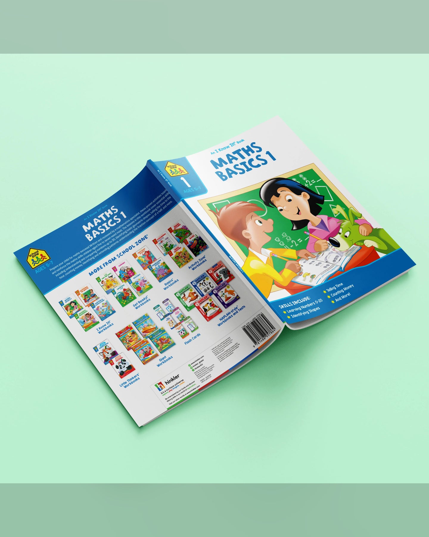 School Zone I Know It! Maths Basics 1 Workbook-4