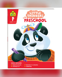 School Zone Little Thinker Preschool Workbook