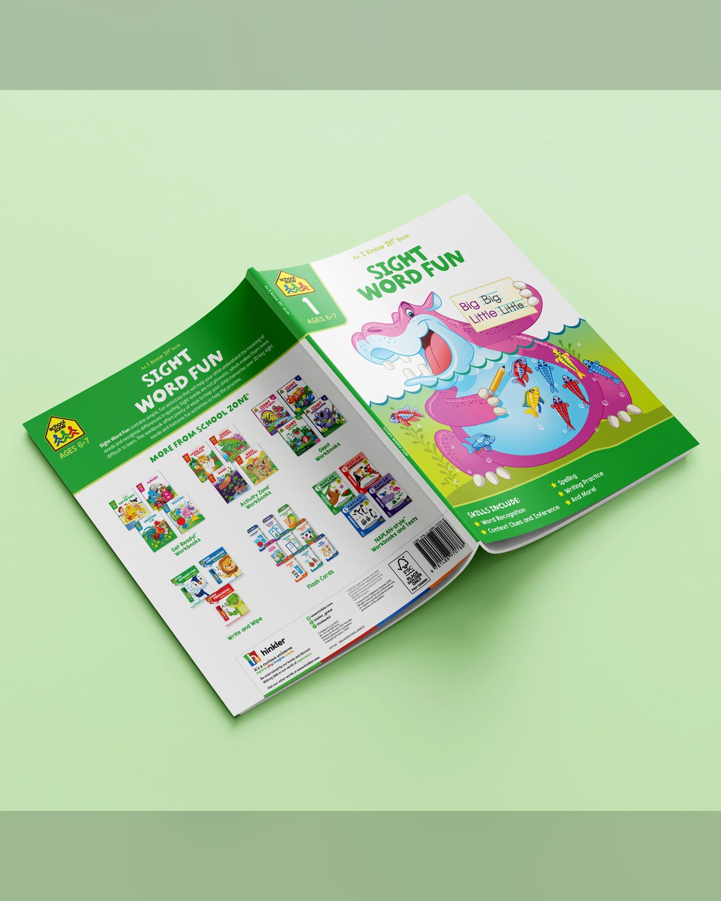 School Zone Sight Word Fun I Know It! Workbook-4