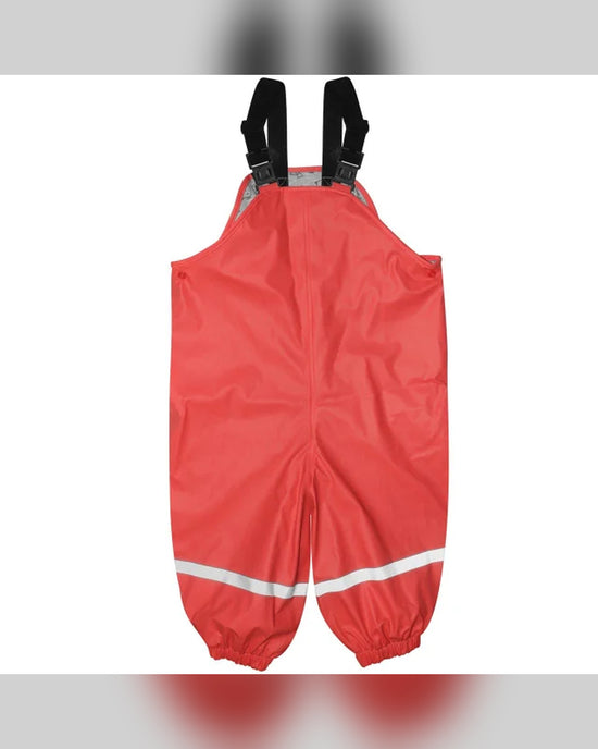 Silly Billyz Waterproof Overall Red