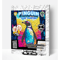 Splat Planet Penguin Clay Painting Kit 40 x 30 cm