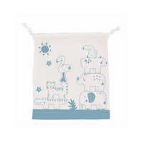Cotton storage bag supplied with Tooky Toy Stacking Animals