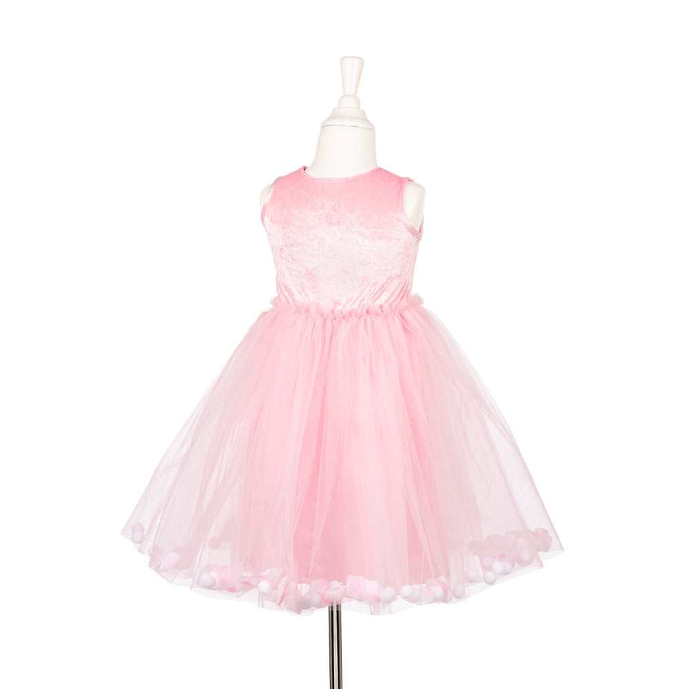 Rear view of the Souza Swan Dress showing its tulle skirt