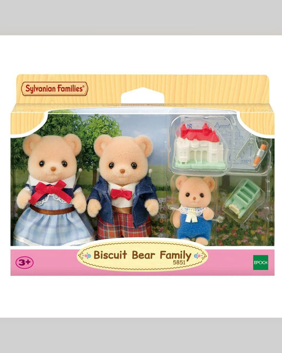 Sylvanian Families Biscuit Bear Family