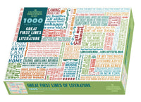 Great First Lines of Literature Puzzle 1000 Pc