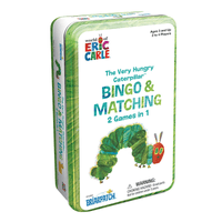 Eric Carle The Very Hungry Caterpillar Bingo & Matching Tin Game Bingo and matching game