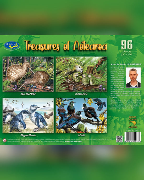 Treasures of Aotearoa S1 96pc Frame Tray Puzzle Assorted