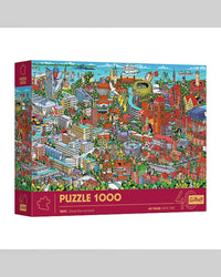 Trefl Tri-City 40th Anniversary 1000-Piece Jigsaw Puzzle