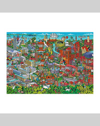 Trefl Tri-City 40th Anniversary 1000-Piece Jigsaw Puzzle