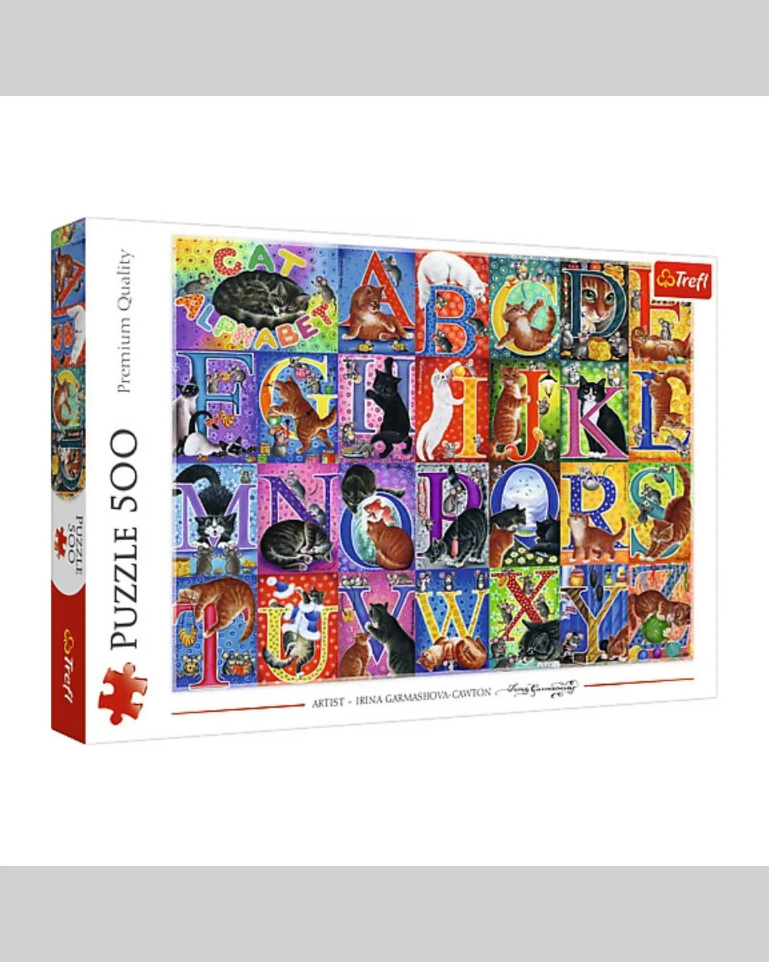Trefl Cat's Alphabet 500-Piece Jigsaw Puzzle