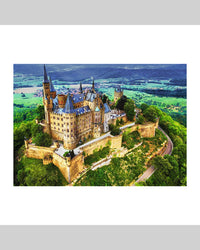Trefl Photo Odyssey Hohenzollern Castle, Germany 1000-Piece Premium Plus Jigsaw Puzzle
