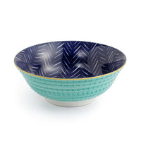 Mikasa 21 cm Ramen Bowl – Indigo Chevron