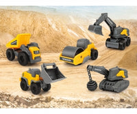 Dickie Toys Volvo Micro Workers 5-Piece Construction Vehicle Set