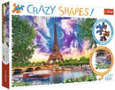 Trefl Sky over Paris 600-Piece Crazy Shapes Puzzle