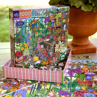 eeBoo Alchemist's Greenhouse 1000-Piece Jigsaw Puzzle