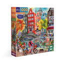 eeBoo Artists In Amsterdamn 1000-Piece Jigsaw Puzzle