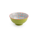 Mikasa 12 cm Nibble Bowl – Green Blue Geometric